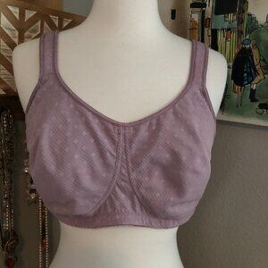 Amoena Mastectomy Bra size 40D Dianna SB 45047 Mauve Pockets Wireless NEW